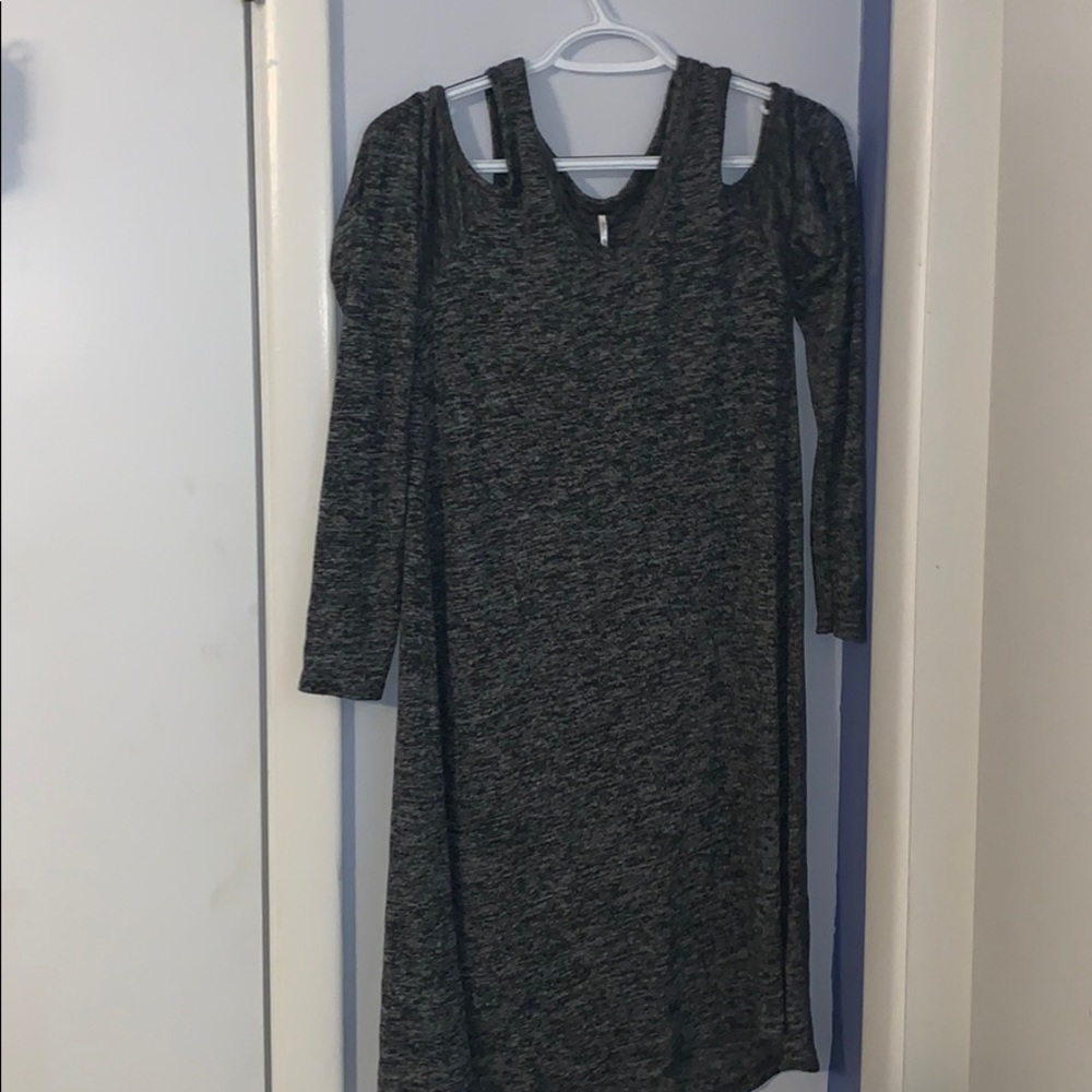 Open shoulder dress